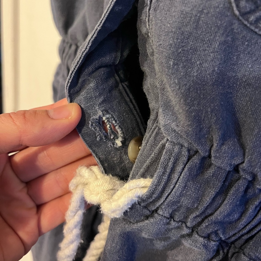 Universal Thread Navy Romper with Drawstring- Sma… - image 4